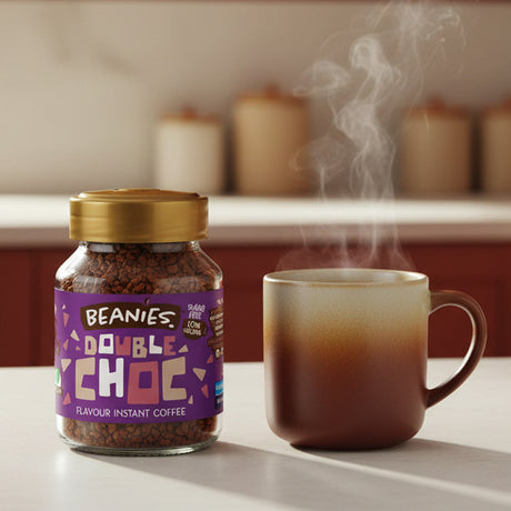 Beanies Double Chocolate Flavoured Instant Coffee 50g