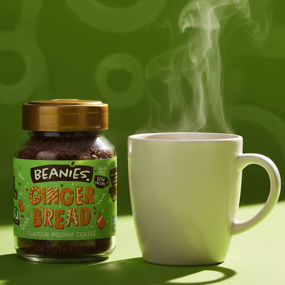 Beanies Gingerbread Flavoured Instant Coffee 50g