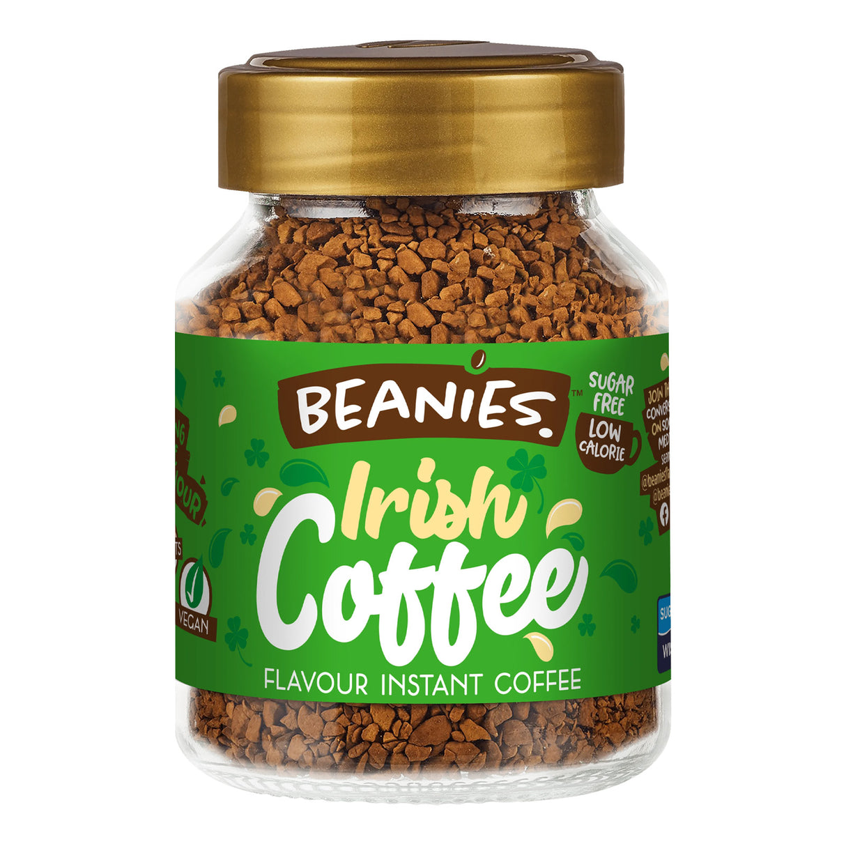 Beanies Irish Cream Flavoured Instant Coffee 50g