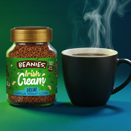 Beanies Irish Cream Decaf Flavoured Instant Coffee 50g