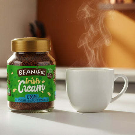 Beanies Irish Cream Decaf Flavoured Instant Coffee 50g