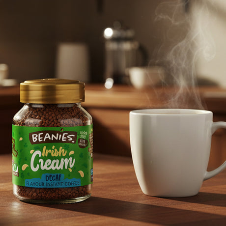 Beanies Irish Cream Decaf Flavoured Instant Coffee 50g