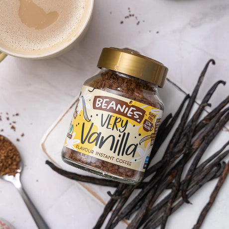 Beanies Very Vanilla Flavoured Instant Coffee 50g