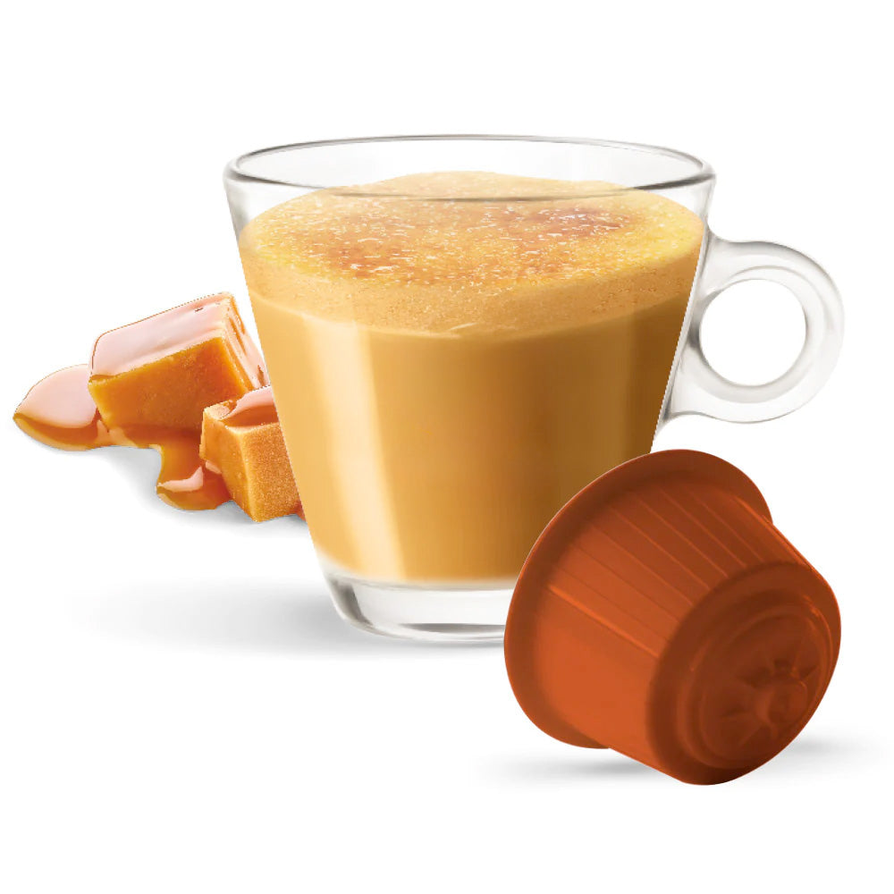 Tiziano Bonini Dolce Gusto Compatible Toffee Milk Coffee Pods x16