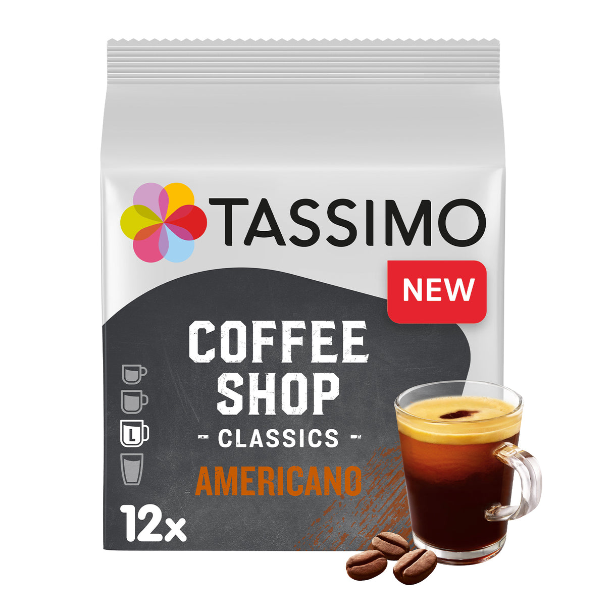 Tassimo Coffee Shop Classics Americano Coffee Pods