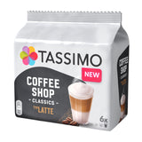 Tassimo Coffee Shop Classics Latte Coffee Pods