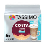 Tassimo Costa Skinny Latte Coffee Pods Packet