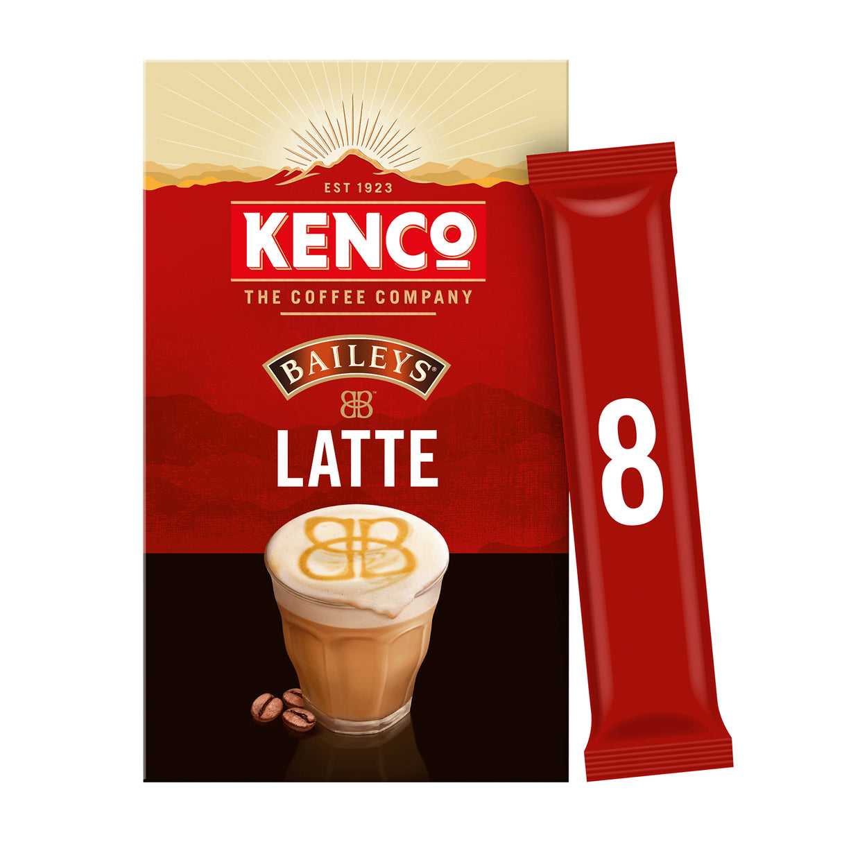 Kenco Baileys Latte Instant Coffee 8 Sachets