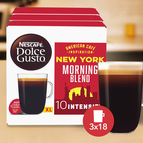 Dolce Gusto Americano New York Morning Blend Coffee Pods 3x18