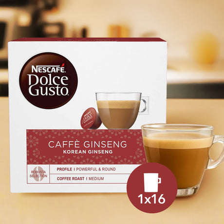 Dolce Gusto Korean Caffé Ginseng Coffee Pods 1x16