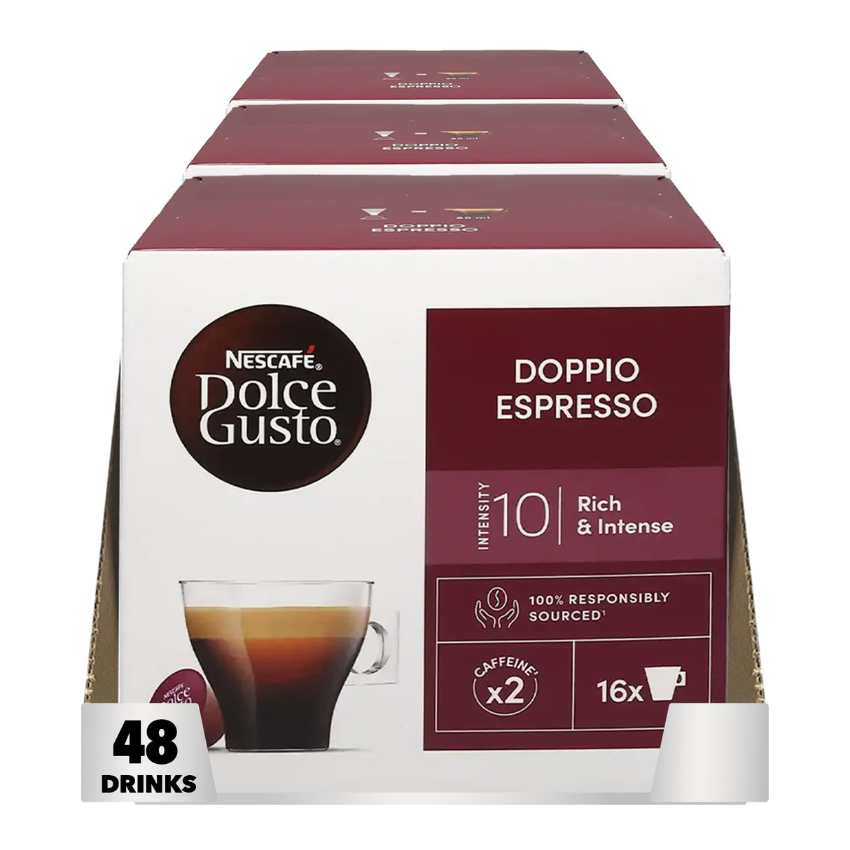 Dolce Gusto Double Espresso Coffee Pods Case