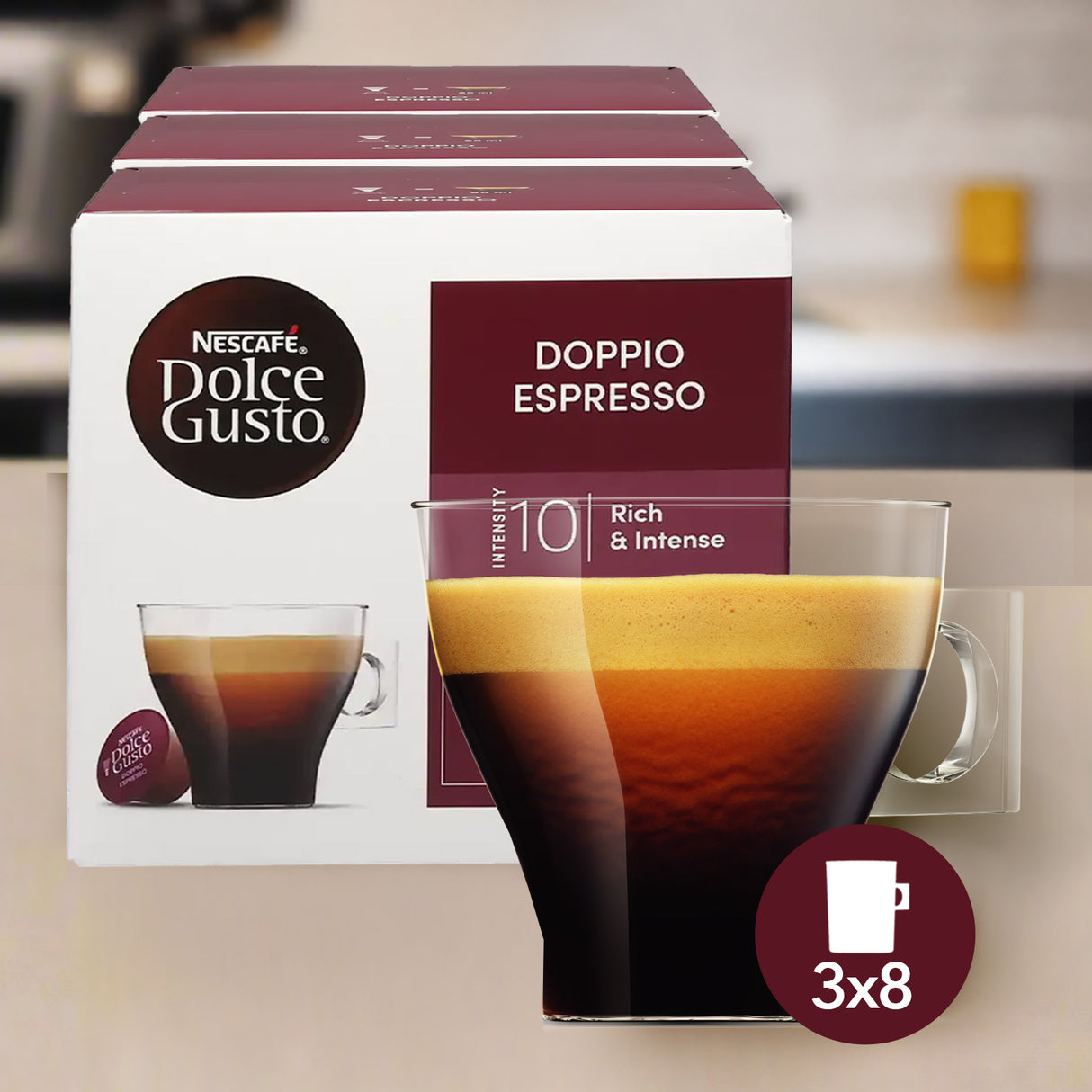 Dolce Gusto Double Espresso Coffee Pods Case