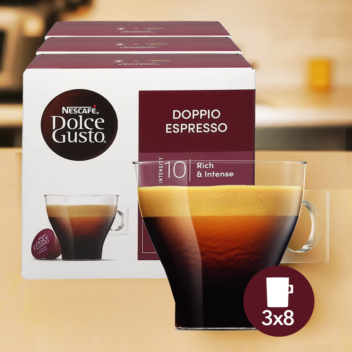 Dolce Gusto Double Espresso Coffee Pods Case