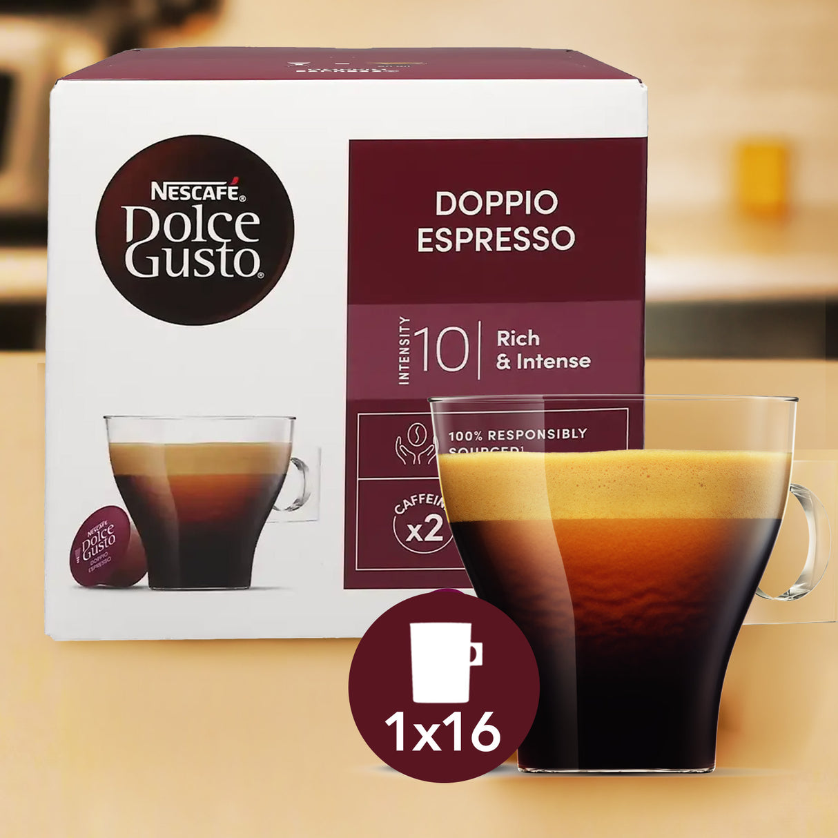 Dolce Gusto Double Espresso Coffee Pods
