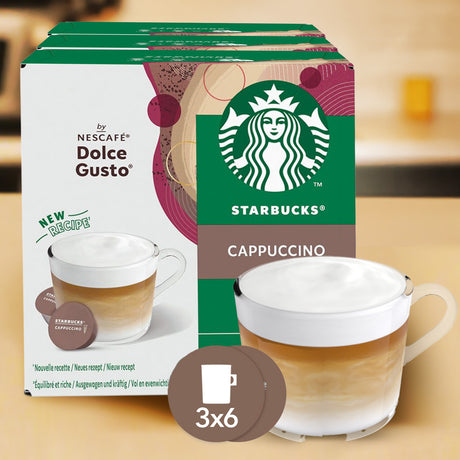 Dolce Gusto Starbucks Cappuccino 3x6 drinks