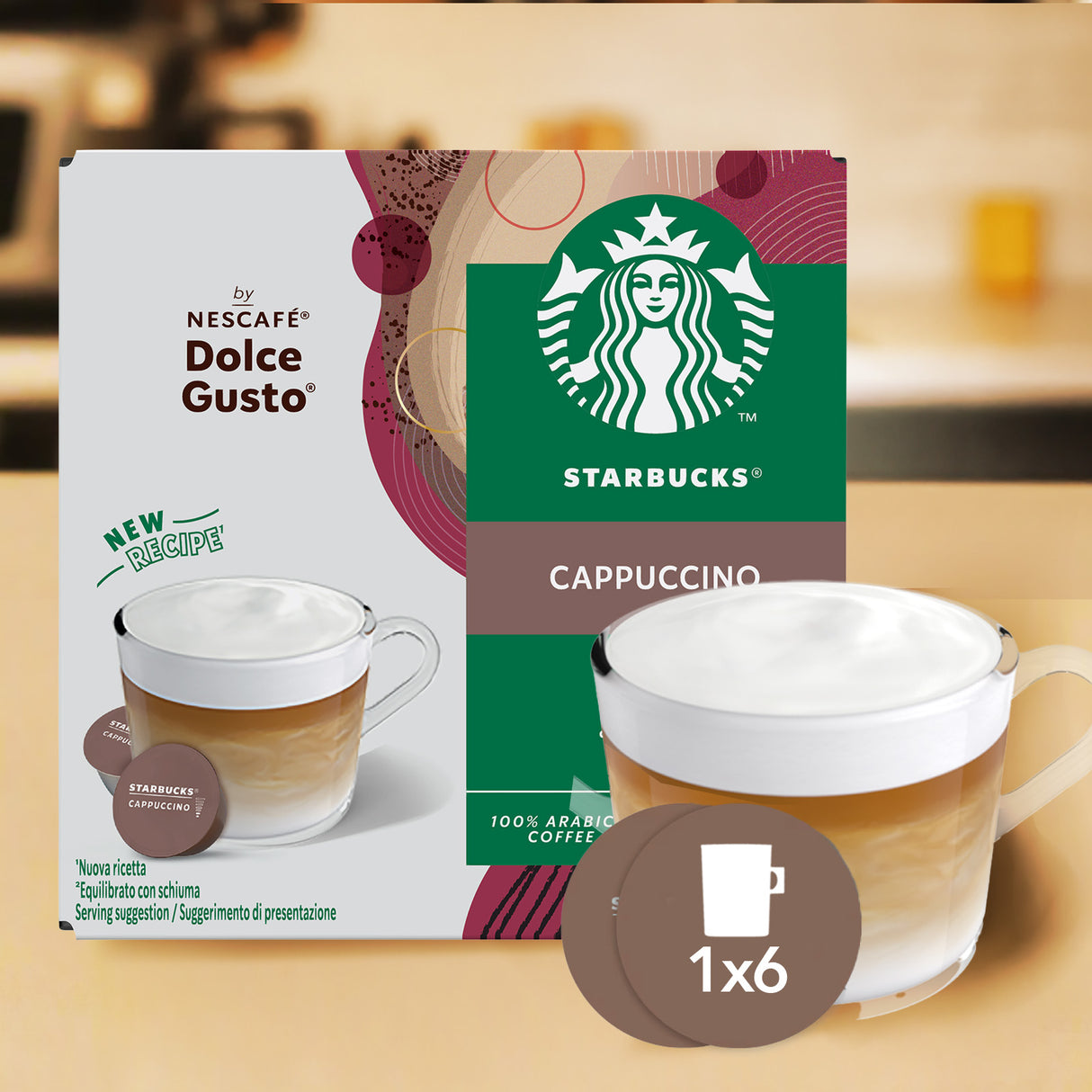 Dolce Gusto Starbucks Cappuccino kitchen
