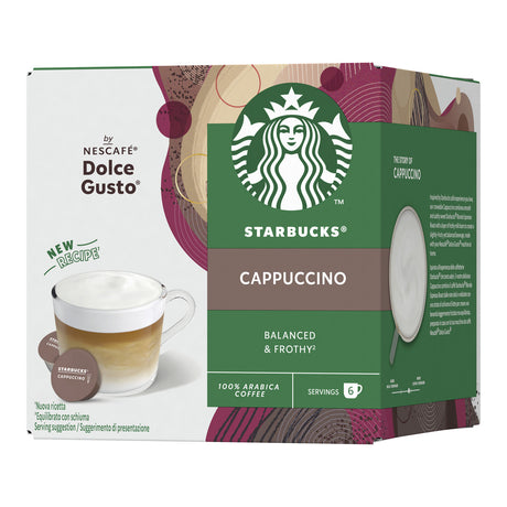 Dolce Gusto Starbucks Cappuccino Coffee Pods packet