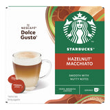 Starbucks Dolce Gusto Hazelnut Latte Macchiato Coffee Pods