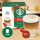 Starbucks Dolce Gusto Hazelnut Latte Macchiato Coffee Pods