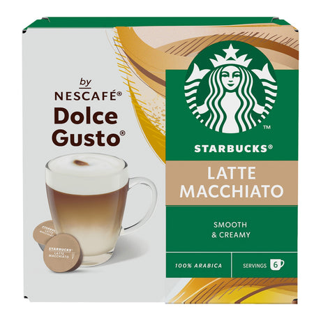 Nescafé Dolce Gusto Starbucks Latte Macchiato Coffee Pods Packet