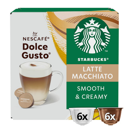 Nescafé Dolce Gusto Starbucks Latte Macchiato Coffee Pods Packet pod count