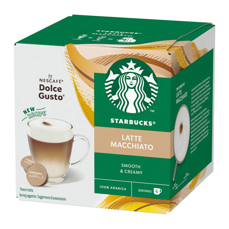 Nescafé Dolce Gusto Starbucks Latte Macchiato pack angled