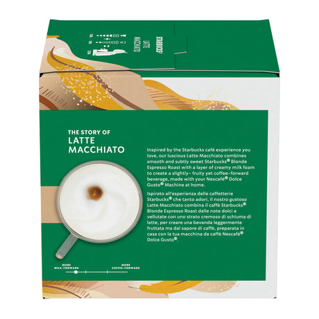 Nescafé Dolce Gusto Starbucks Latte Macchiato p-ack reverse