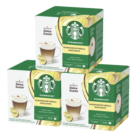 Nescafé Dolce Gusto Starbucks Vanilla Macchiato Coffee Pods - Case