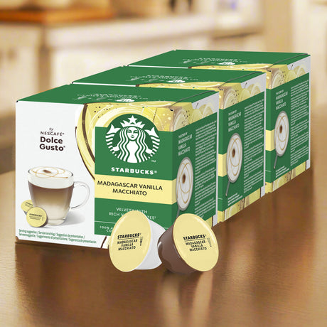 Nescafé Dolce Gusto Starbucks Vanilla Macchiato Coffee Pods - Case
