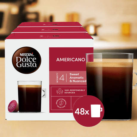 Nescafé Dolce Gusto Americano Coffee Pods - Case