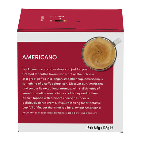 Nescafe Dolce Gusto Americano packet reverse