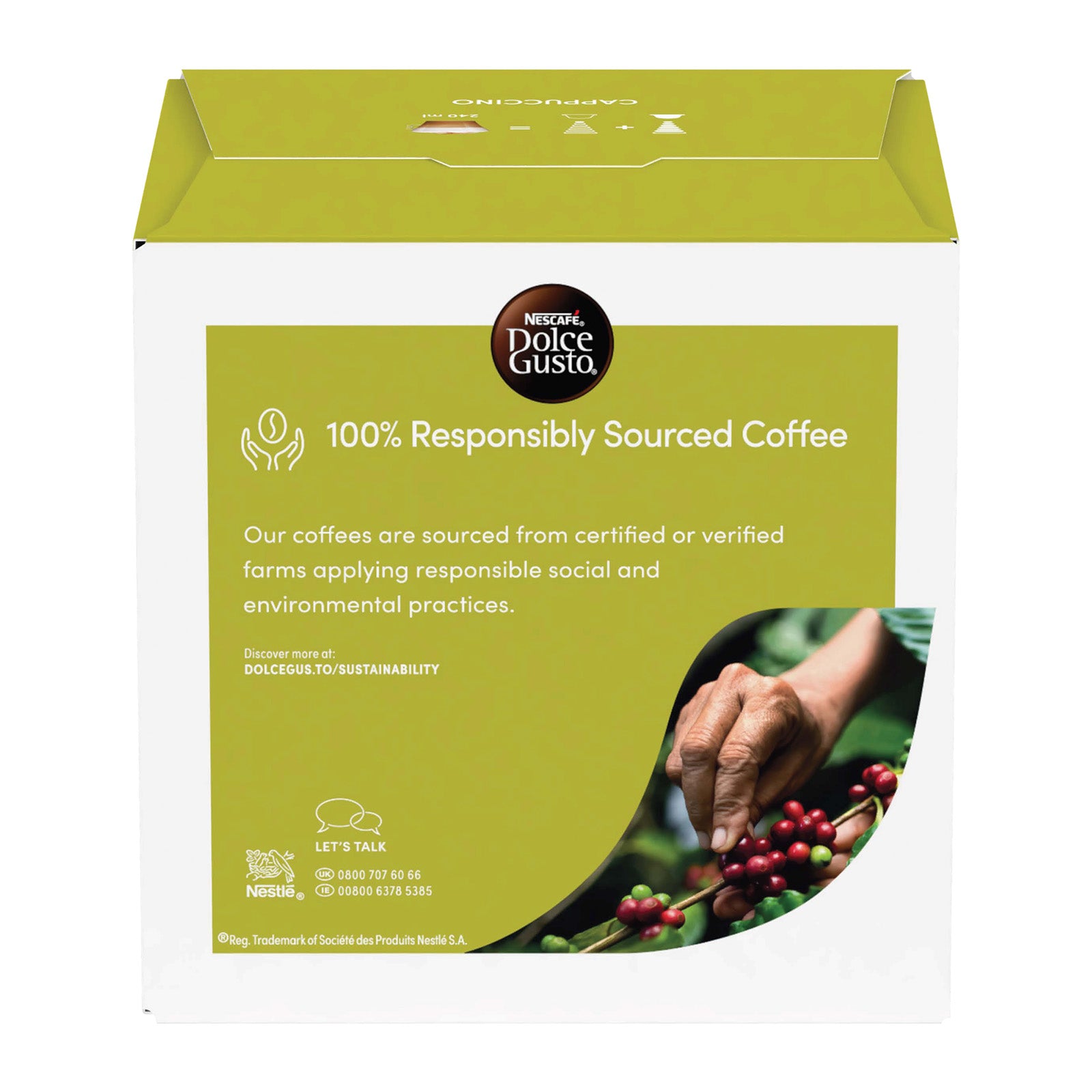 Nescafé Dolce Gusto Cappuccino Coffee Pods 3 x 16 Drinks
