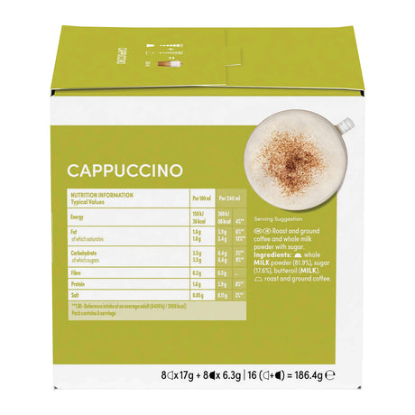 Dolce Gusto Cappuccino back