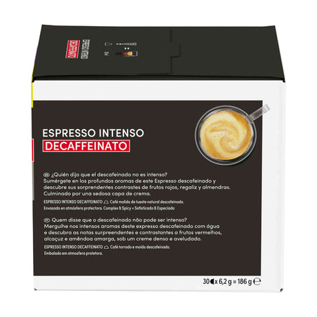 Dolce Gusto Espresso Intenso Decaf Magnum Packs Coffee Pods x30