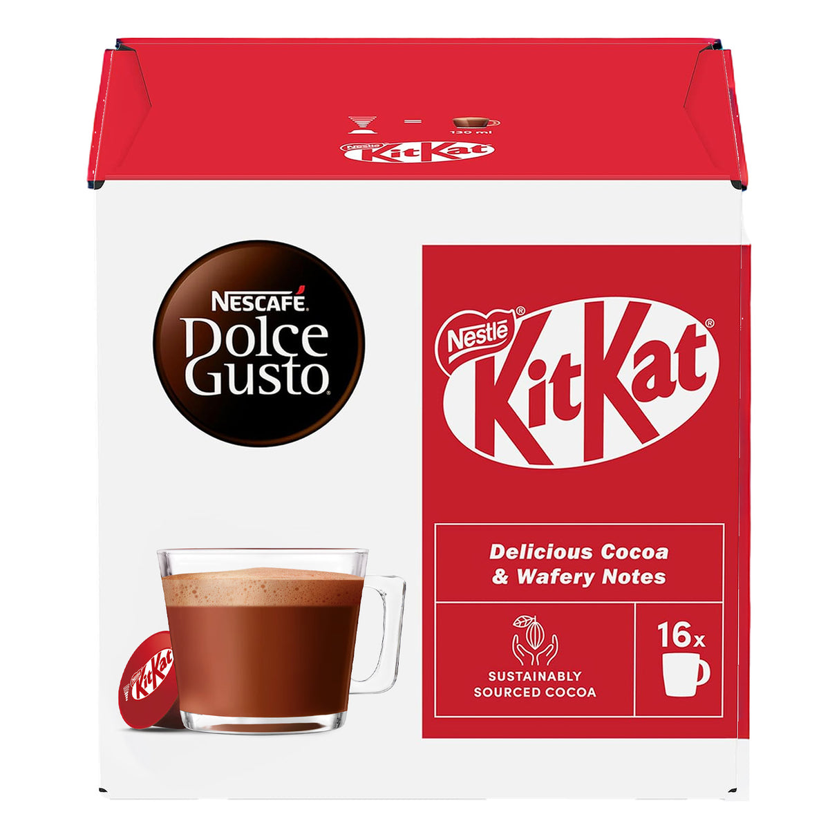 Dolce Gusto KitKat Hot Chocolate Pods x16