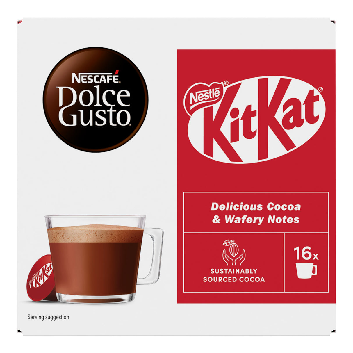 Dolce Gusto KitKat Hot Chocolate Pods x16