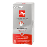 Illy Nespresso Compatible Coffee Pods 10: Espresso Classico