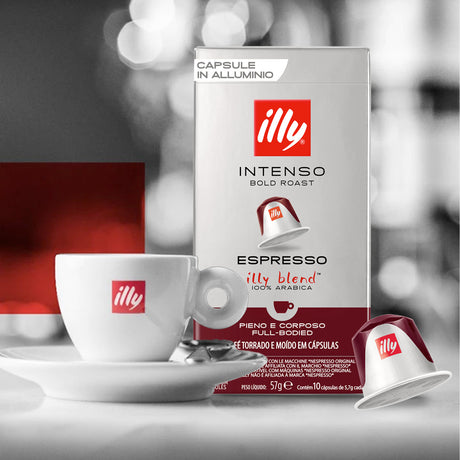 Illy Nespresso Compatible Coffee Pods 10: Espresso Intenso