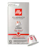 Illy Nespresso Compatible Coffee Pods 10: Lungo Classico