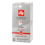 Illy Nespresso Compatible Coffee Pods 10: Lungo Classico