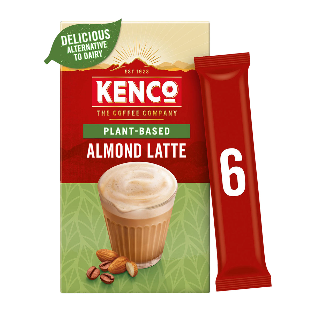 Kenco Plant Based Almond Latte Instant Coffee 6 Sachets