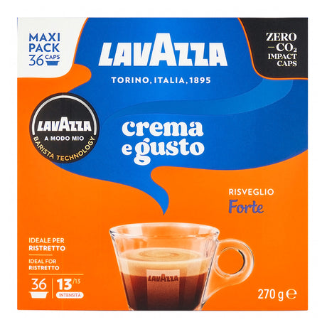 Lavazza A Modo Mio Crema E Gusto Forte Maxi Pack 36 Coffee Pods