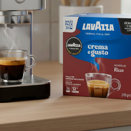 Lavazza A Modo Mio Crema E Gusto Ricco Maxi Pack 36 Coffee Pods