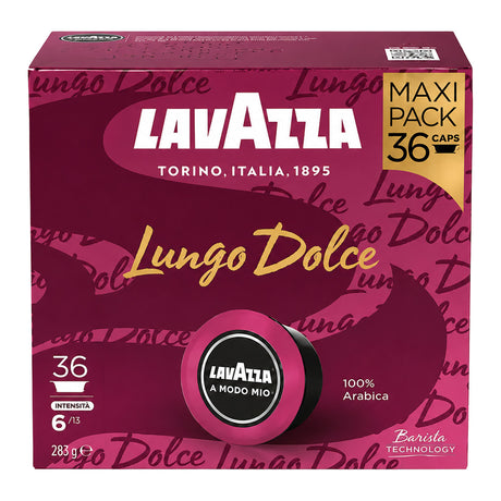 Lavazza A Modo Mio Lungo Dolce 36 Coffee Pods
