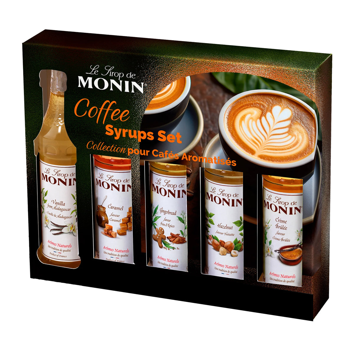 MONIN Coffee Syrup Gift Set 5x5cl