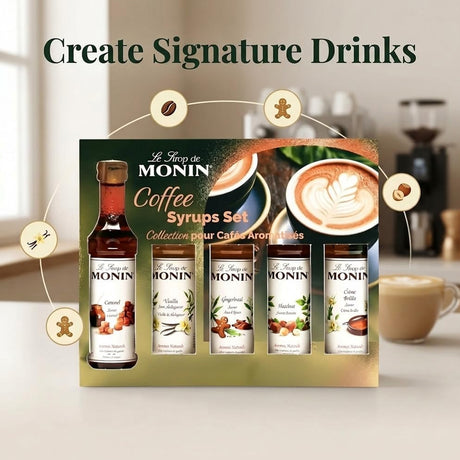 MONIN Coffee Syrup Gift Set 5x5cl