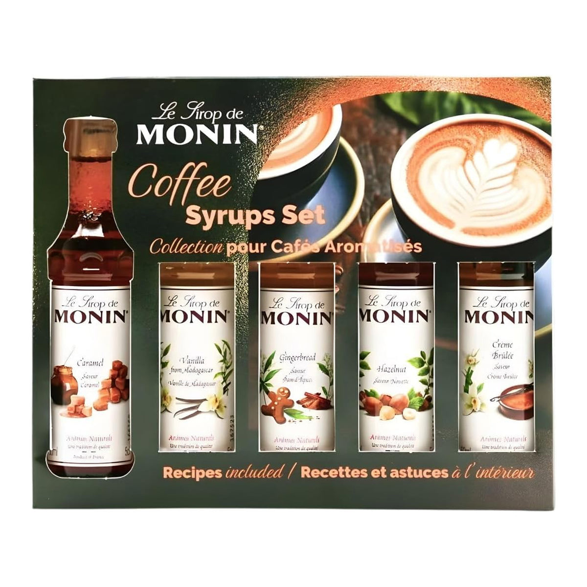 MONIN Coffee Syrup Gift Set 5x5cl