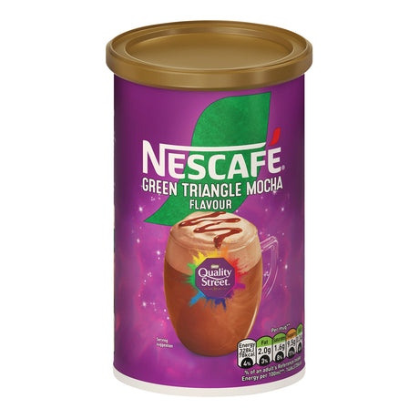 Nescafe Quality Street Green Triangle Hazelnut Mocha Coffee 260g Tub
