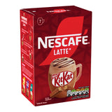 Nescafe Kitkat Latte 7 Sachets Angled Shot