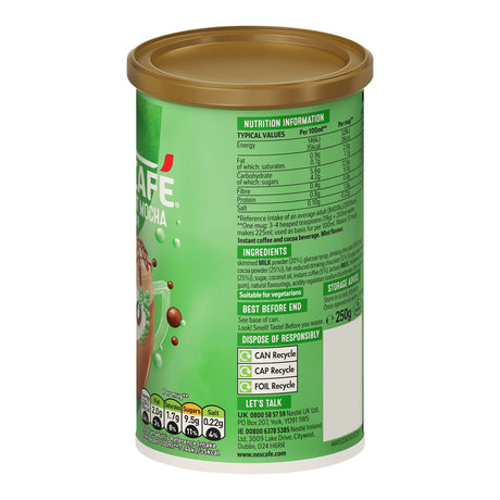 Nescafe Aero Peppermint Mocha Coffee reverse